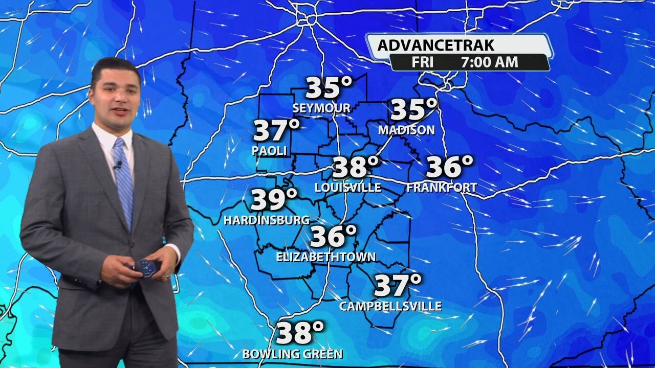 Bryce Jones' early Thursday morning forecast